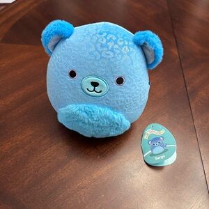 Squishmallows 8 in Sarge The Blue Jaguar with Iridescent Spots NWOT